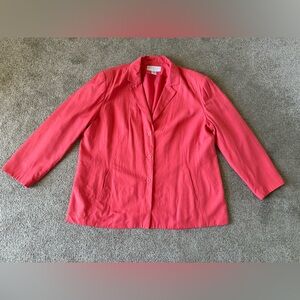 Maggie McNaughton Classics Blazer Size 20W Workwear Career Casual Pockets